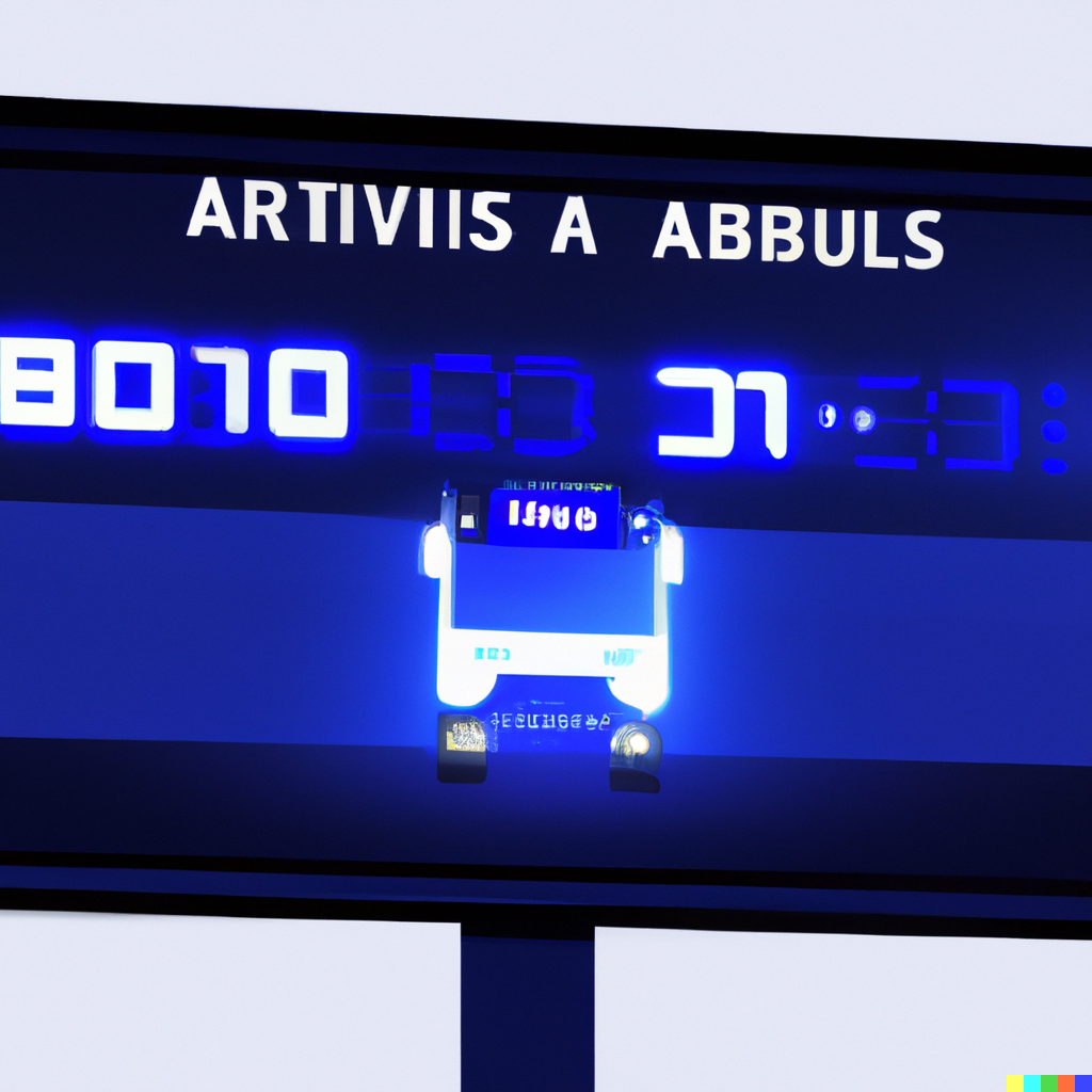Bus Clock image generated by DALL-E